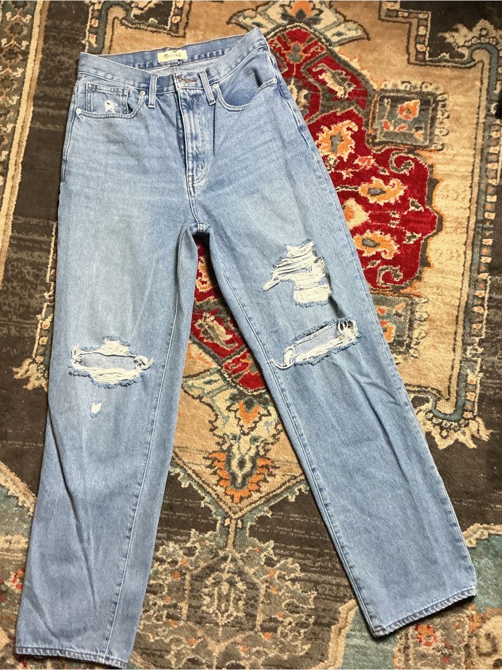 Madewell Baggy Straight Jeans | Size 27